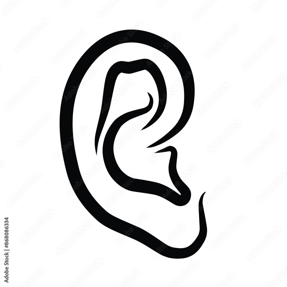Hearing Logo Template vector icon design Hearing Logo Template vector icon design