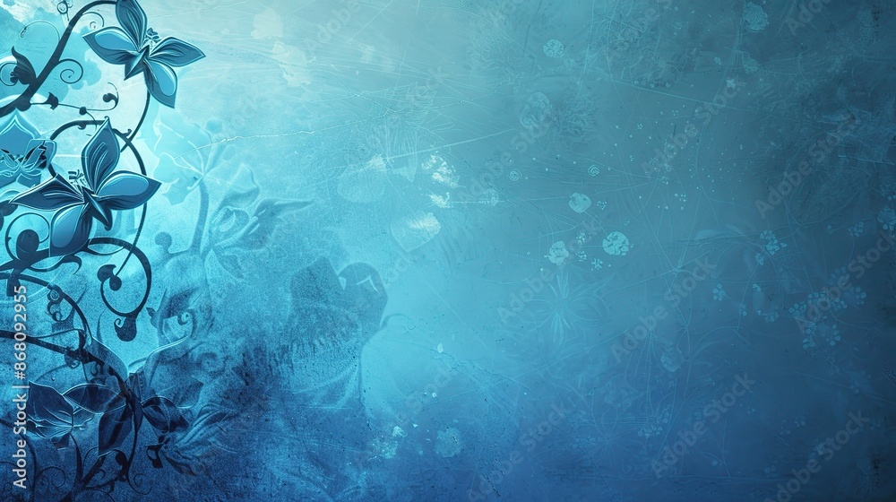 Elegant Blue Background with Intricate Embellishments for Professional Design Projects, Event Decorations, and Digital Artwork Elegant Blue Background with Intricate Embellishments for Professional Design Projects, Event Decorations, and Digital Artwork