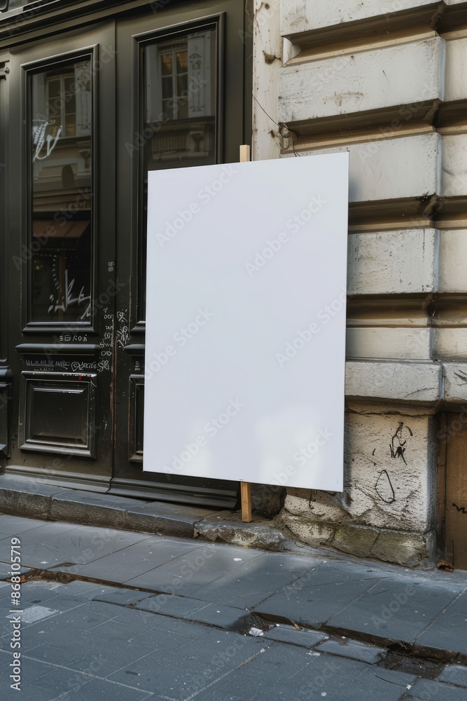 White Paper Sign for Advertising Mockups White Paper Sign for Advertising Mockups