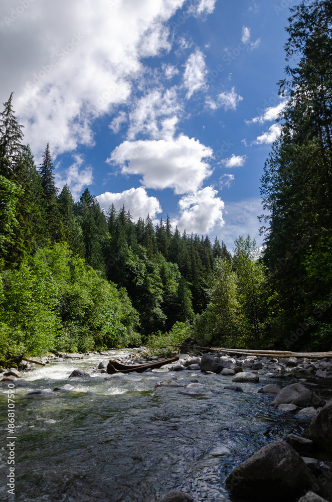 Kettle River near Cascade Falls located Northeast of Mission, British Columbia, Canada Kettle River near Cascade Falls located Northeast of Mission, British Columbia, Canada