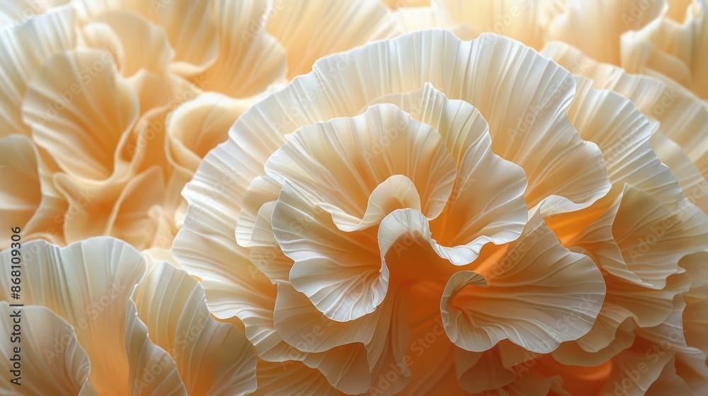A close up of a flower with a lot of white petals A close up of a flower with a lot of white petals