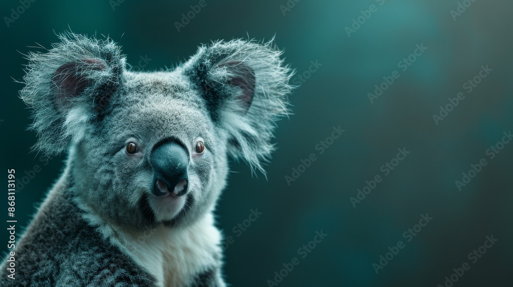 Fototapeta premium The colorful wildlife illustration set features cute cartoon animals like the funny elephant and cheerful giraffe, perfect for a children's wallpaper design. 