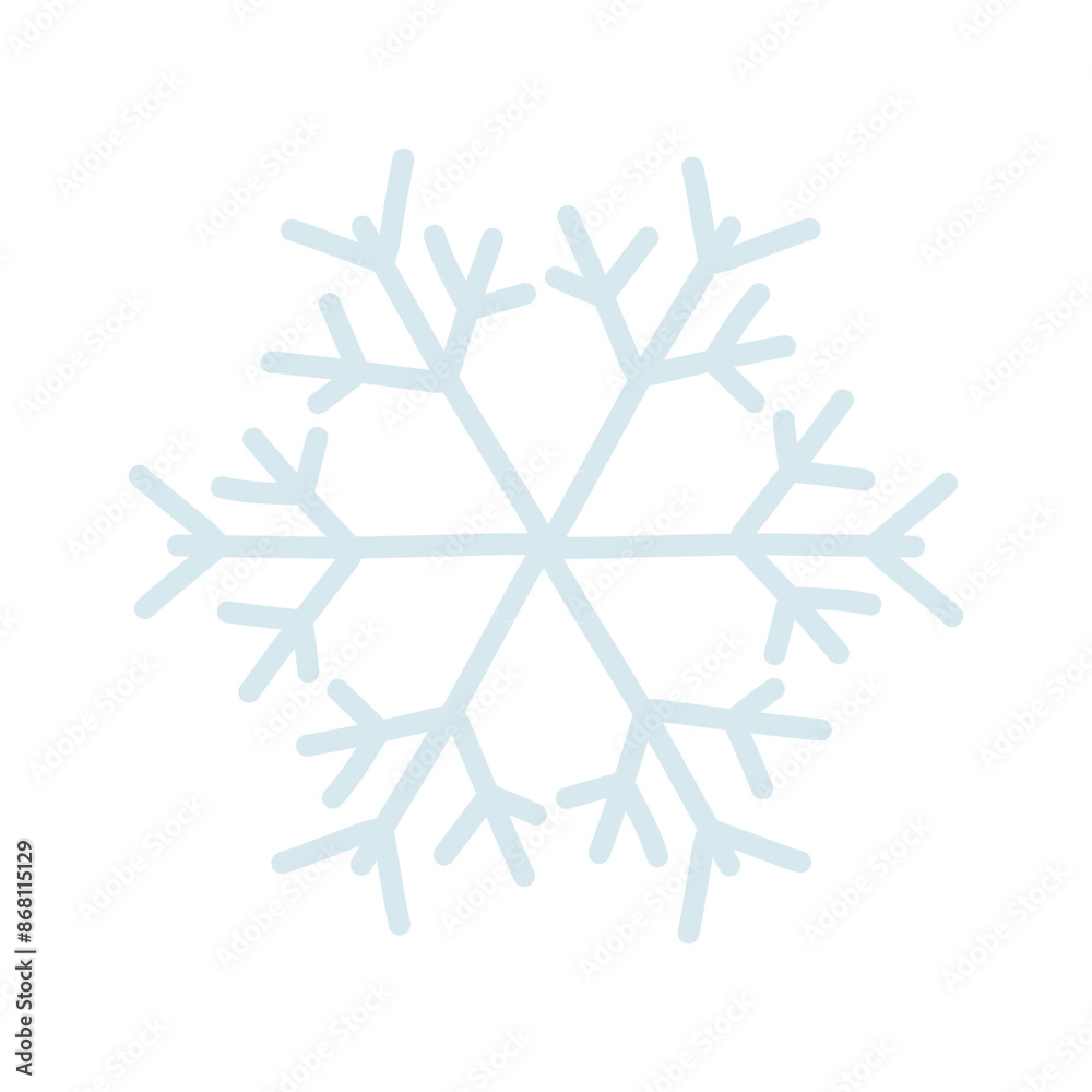 Snowflake Doodle Icon Hand Drawn Snowflake Doodle Icon Hand Drawn