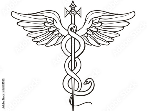 Caduceus: A Single-Line Symbol of Healing and Harmony