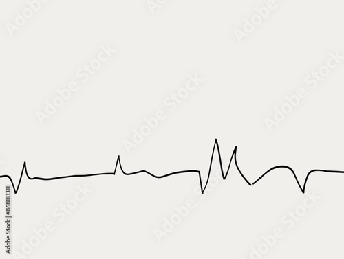 One-Line Heartbeat: A Symbol of Unending Care