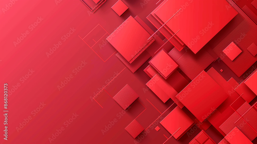 Red square line gradient Mordan banner background. Red square line gradient Mordan banner background.