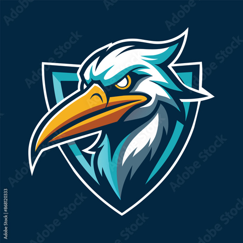 pelicans mascot esport logo vector