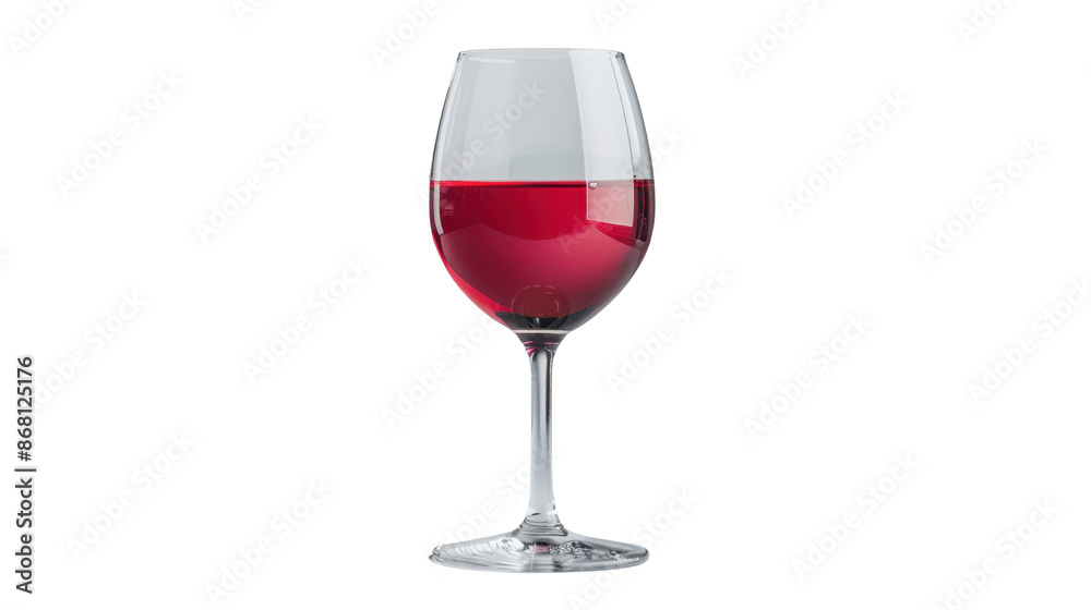 A glass of wine on a transparent background A glass of wine on a transparent background