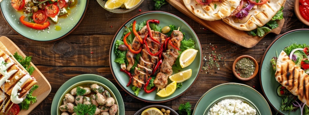 Mediterranean Feast: A Table Full of Flavorful Dishes Mediterranean Feast: A Table Full of Flavorful Dishes