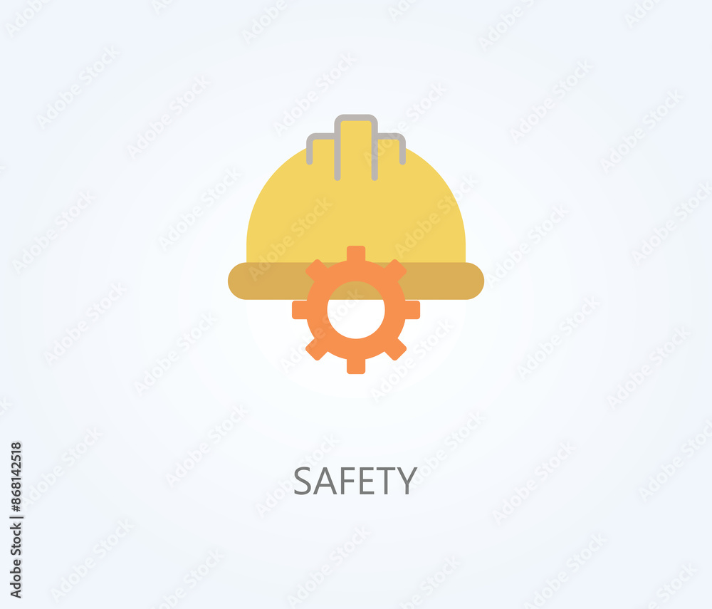 Fototapeta premium Safety Vector, Icon Or Logo Sign Symbol Illustration 
