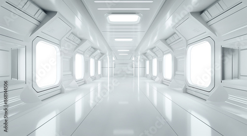 3D rendering technology space scene