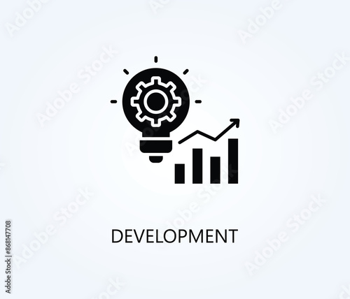  Development Vector, Icon Or Logo Sign Symbol Illustration 