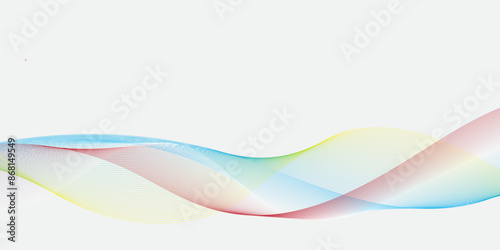 A colorfull webline and valleys is featured 
in an abstract background illustration 

