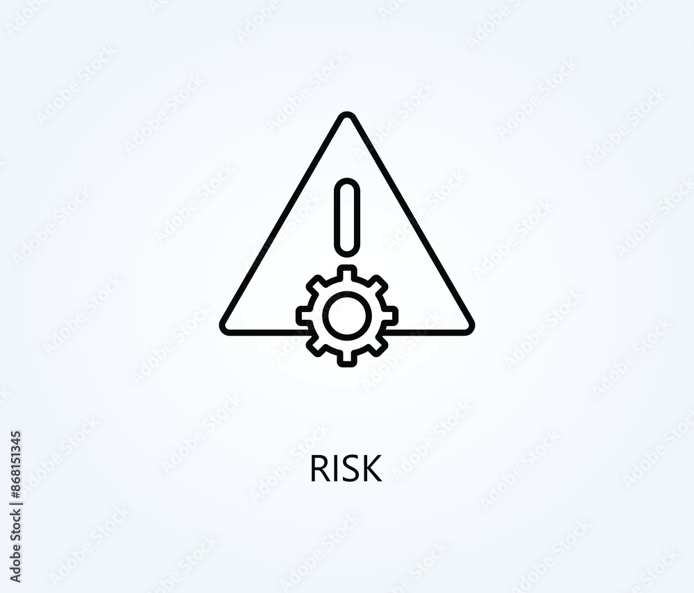 Risk Vector, Icon Or Logo Sign Symbol Illustration Risk Vector, Icon Or Logo Sign Symbol Illustration