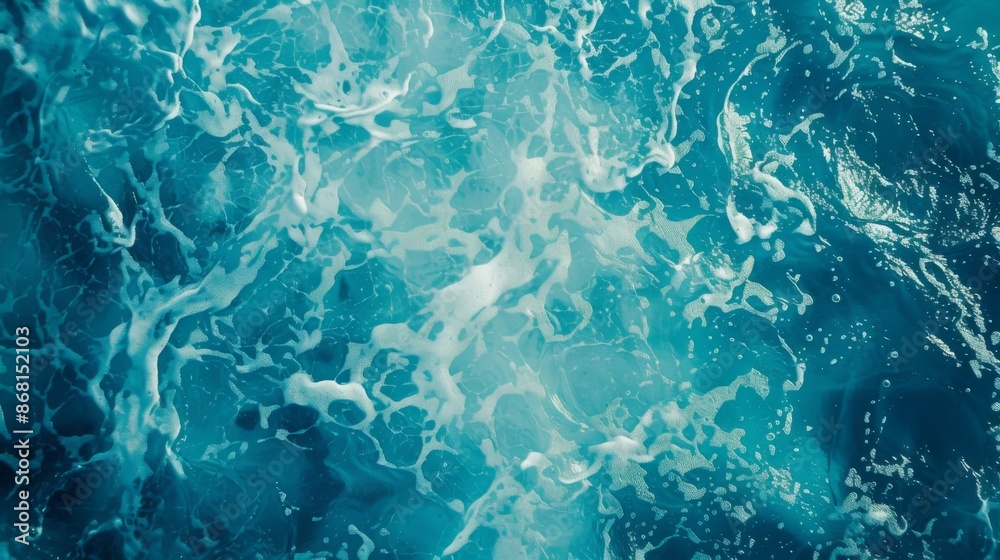 Obraz premium Surface clear water overlay top view background illustration generated by ai