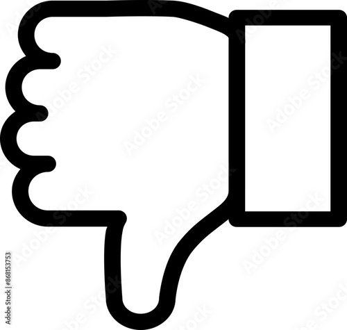 dislike icon