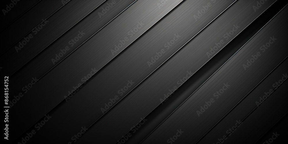 Abstract Black and White Diagonal Striped Pattern