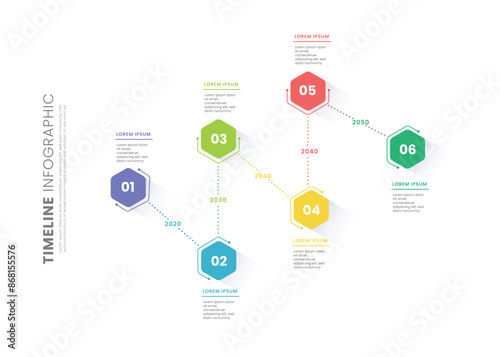 Infographic business banner template design