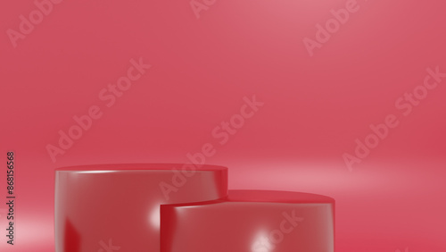 red podium