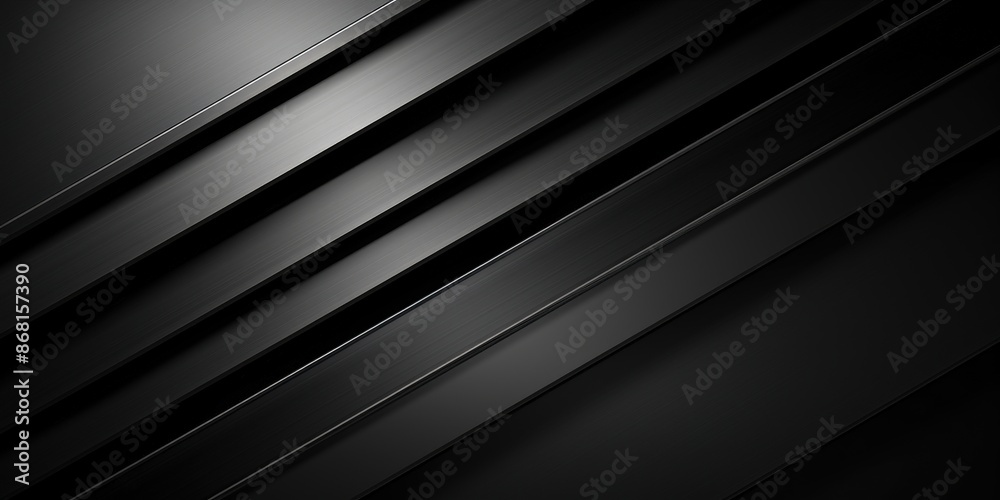 Obraz premium Abstract Black and White Diagonal Stripes Background