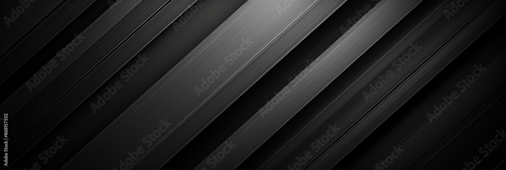 Obraz premium Abstract Black and Gray Diagonal Stripes