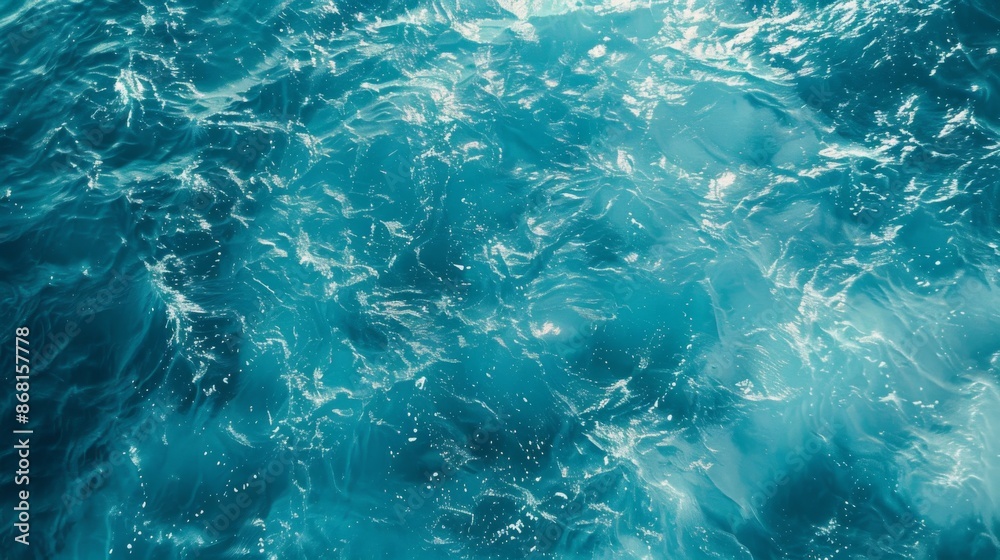 Fototapeta premium Surface clear water overlay top view background illustration generated by ai