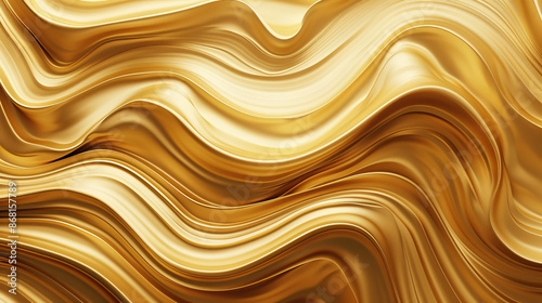 Golden, wavy lines create a beautiful, natural background that looks like wood grain. It can be used in modern art or as a background for any project.