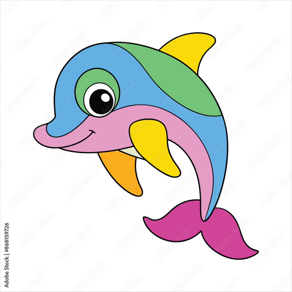 Obraz premium dolphin , dolphin vector, icon vector illustration, dolphin silhouette of a dolphin isolated on a white background, eps, png, svg, vector