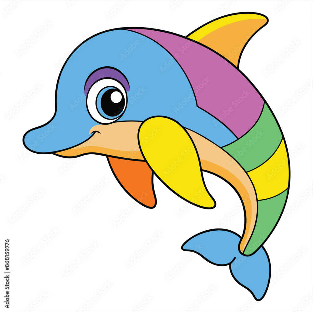 Obraz premium dolphin , dolphin vector, icon vector illustration, dolphin silhouette of a dolphin isolated on a white background, eps, png, svg, vector
