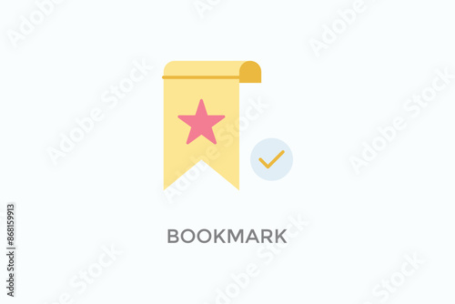 Free Download Bookmark Vector Icon Or Logo Illustration - GFXLoad
