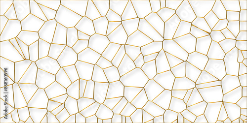 Abstract golden hexagon graphic ornament. arabian Stylish Seamless pattern on white background. Creative design. Design for book, notebook and calendar covers. high quality textile design, vector .	