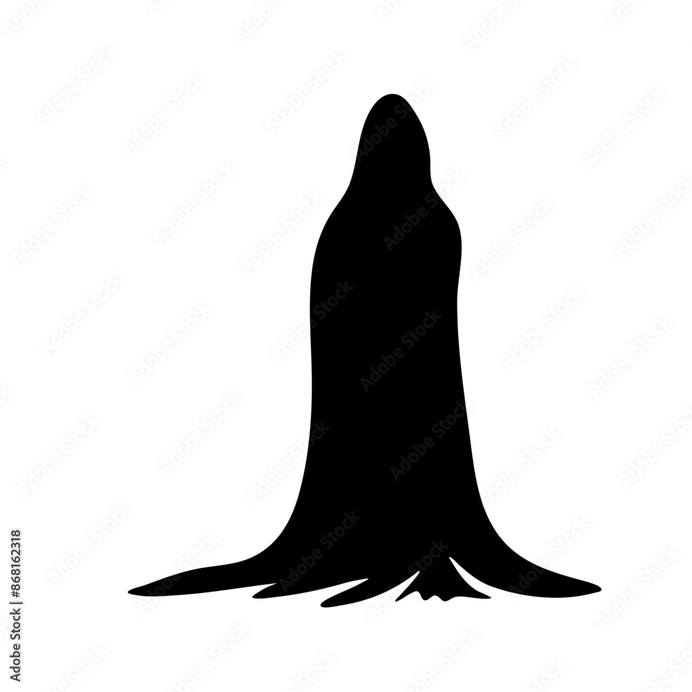 Silhouette of flying evil spirit Silhouette of flying evil spirit