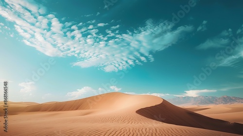 Discover the serenity of our serene desert wallpapers., clean background, Photo stock style, clean background, no copyrighted logo, no letters