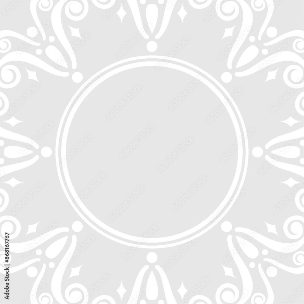Background pattern with ethnic floral ornament Background pattern with ethnic floral ornament