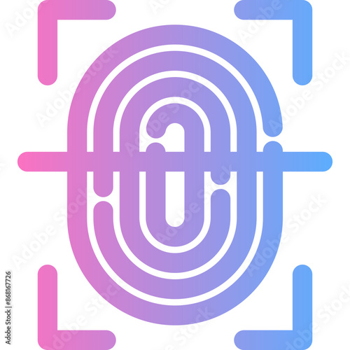 Fingerprint Scan Icon