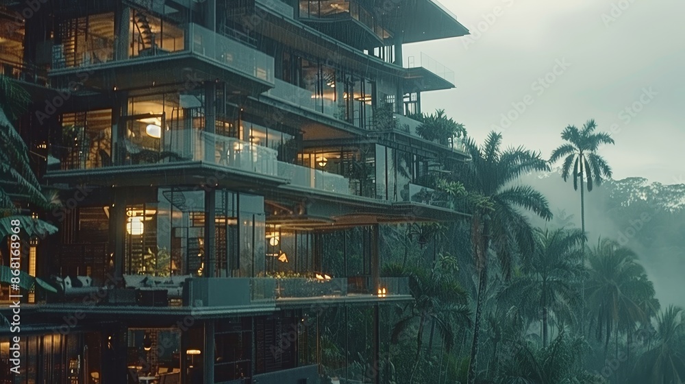 Breathtaking amazon rainforest views from various angles  a spectacular panoramic display