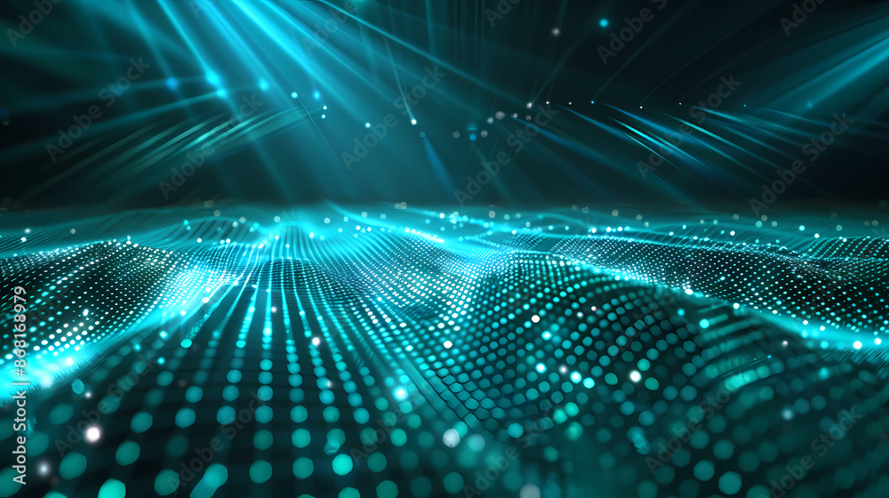 Futuristic digital grid background Futuristic digital grid background