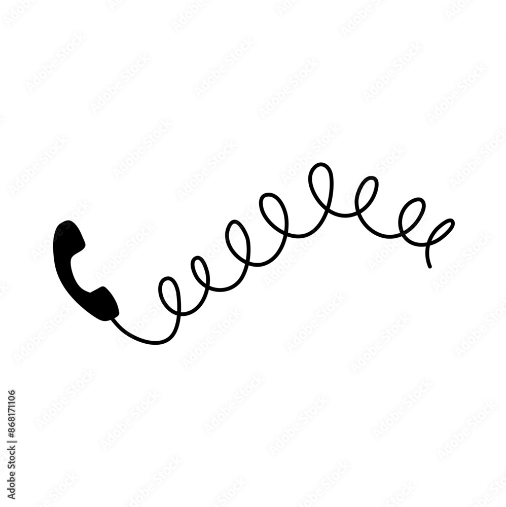 Telephone with cord Telephone with cord