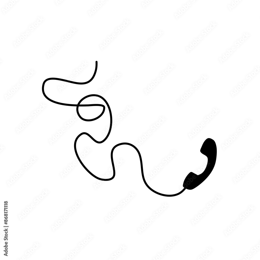 Telephone with cord Telephone with cord