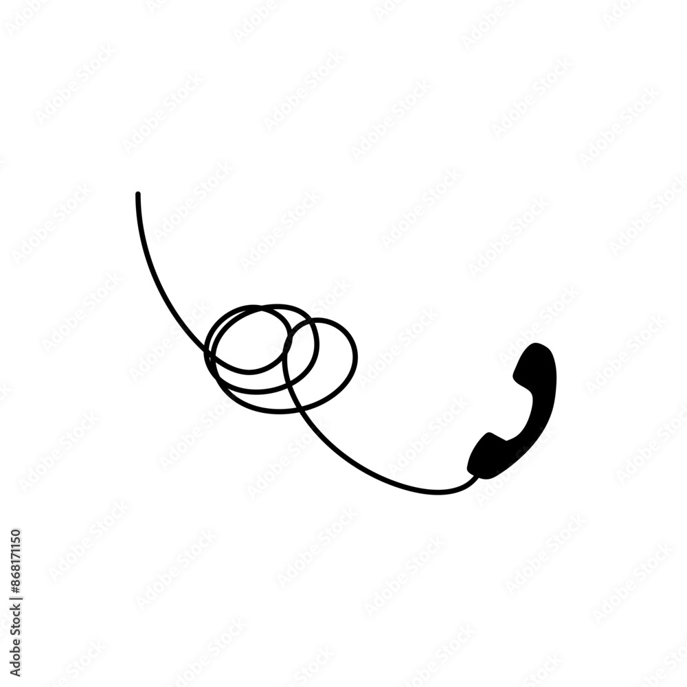 Telephone with cord Telephone with cord
