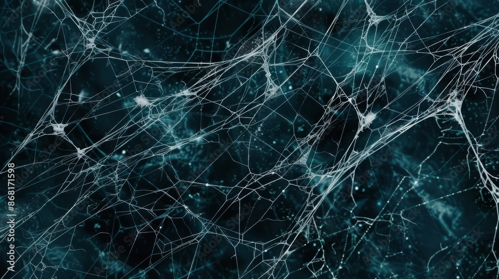 Spider neet web background illustration generated by ai Spider neet web background illustration generated by ai