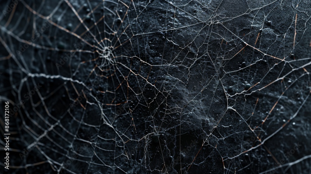Spider neet web background illustration generated by ai Spider neet web background illustration generated by ai