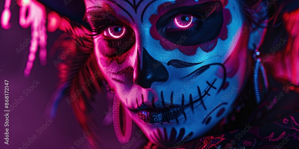 Day of the dead sugar skull calevera concept Day of the dead sugar skull calevera concept