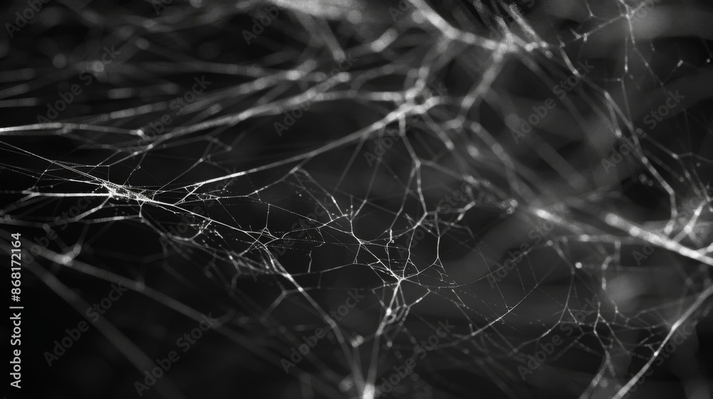 Spider neet web background illustration generated by ai Spider neet web background illustration generated by ai