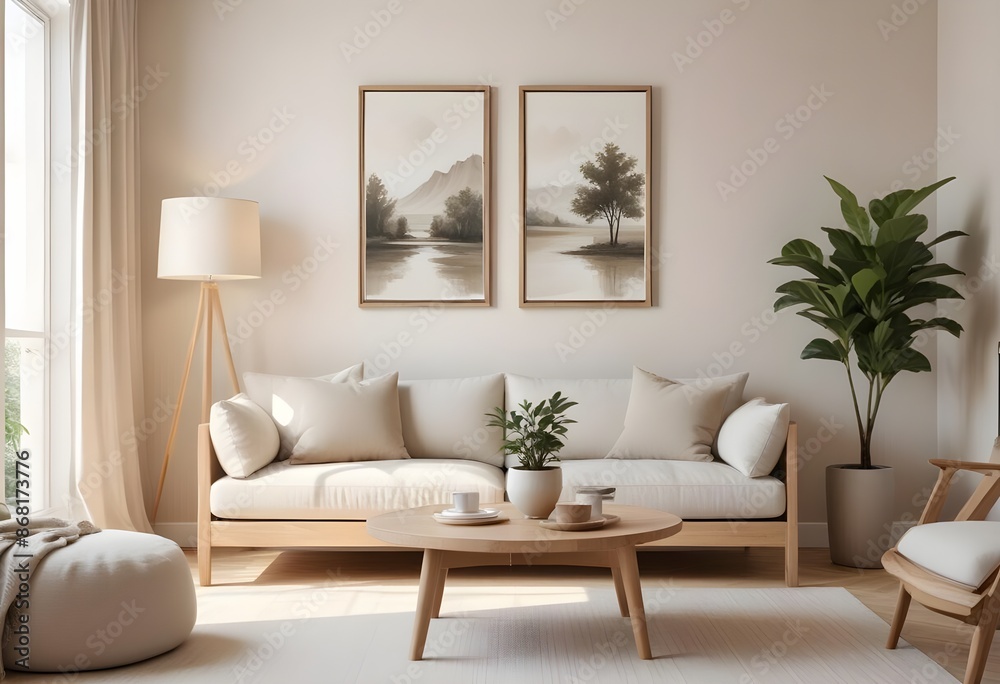 Frame mockup, ISO A paper size. Bedroom poster mockup. Modern interior design. Living room Interior mockup with house background. 3D render Frame mockup, ISO A paper size. Bedroom poster mockup. Modern interior design. Living room Interior mockup with house background. 3D render