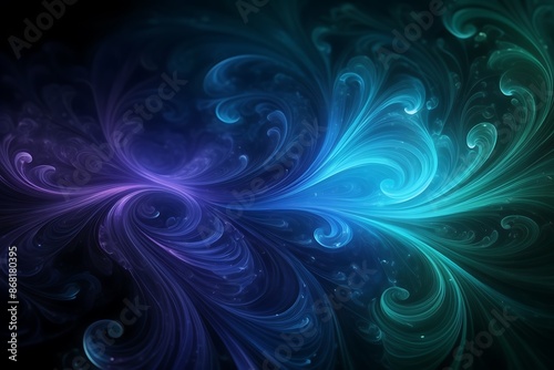 abstract blue background with glowing lines