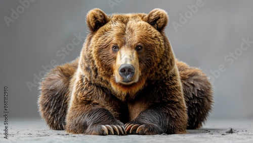 Wallpaper Mural Portrait of a Majestic Brown Bear Torontodigital.ca