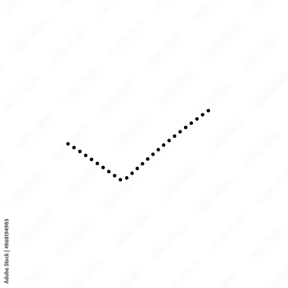 dotted line check mark dotted line check mark