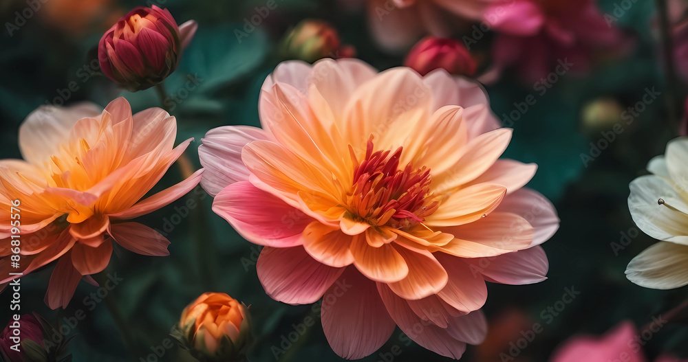 Beautiful elegant delicate flowers background Beautiful elegant delicate flowers background