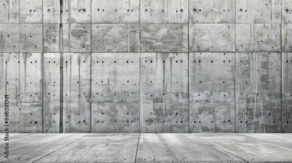 Modern Concrete Wall and Floor Background with Industrial Texture and Patterns Modern Concrete Wall and Floor Background with Industrial Texture and Patterns